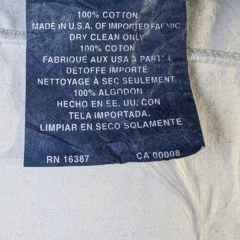 Vintage Polo Ralph Lauren Cotton Pillow – 18x18 Tan Blue Polo Bear Down READ‎